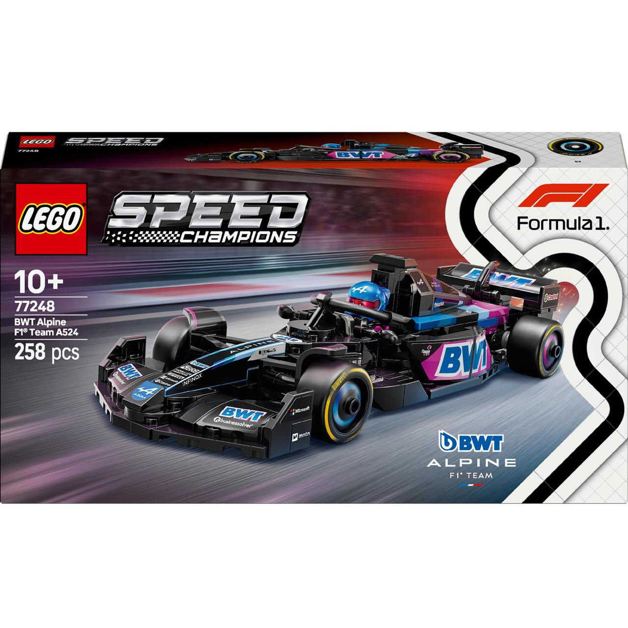 Конструктор LEGO Speed Champions BWT Alpine F1 Team A524 (77248) 5 x 26 x 14 см деталей 258, фото 1