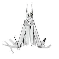 Мультитул Leatherman Wave Plus, Срібний, 18