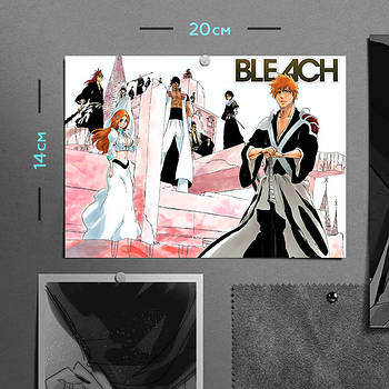 "Бліч / Bleach" плакат (постер) розміром А5 (20х14см)