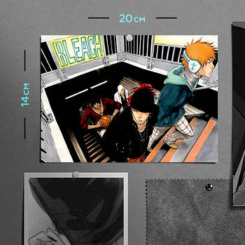 "Бліч / Bleach" плакат (постер) розміром А5 (20х14см)