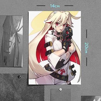 "Джек О (Гілті Гір / Guilty Gear)" плакат (постер) розміром А5 (14х20см)