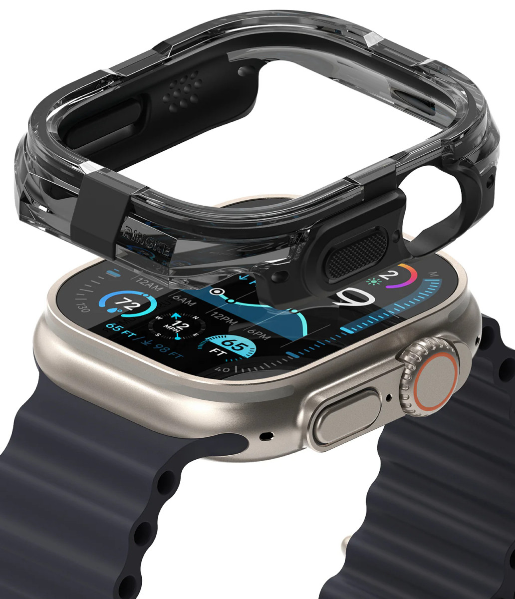 Чохол Ringke Fusion Bumper до Apple Watch Ultra 1/2 49mm Black (FB96102RS)