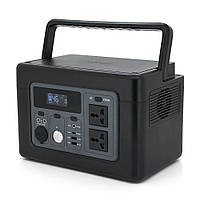 Портативна зарядна станція XO-PSA-700W потужністю 700 W, (614Wh/192000 mAh), Output:2AC+3DC+2USB+1Type-C+ car