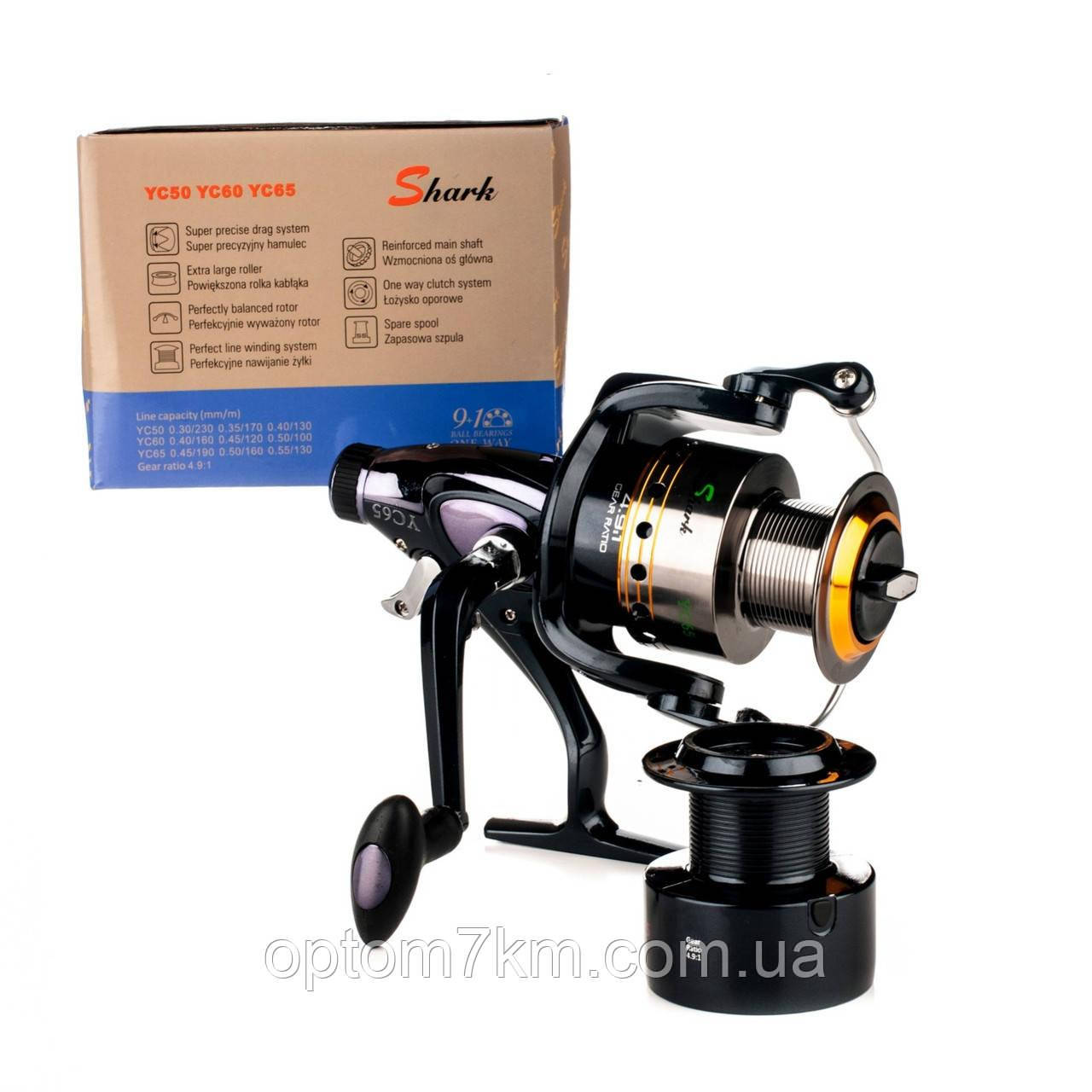 Котушка з байтранером Shark YC-60, 9+1bb