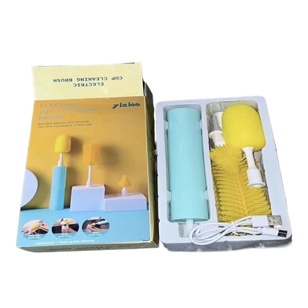 Електрична щітка BRUSH для миття пляшок, Щітка для келихів, акумуляторна щітка AND412 Лучшая цена, фото 1