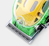 Професійна машинка для стриження Бездротова LY-452, прозора з акумуляторним живленням, фото 3