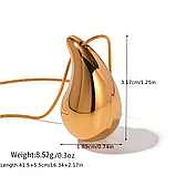 Жіноча підвіска куполоподібне намисто крапелька крапля води кулон, фото 5