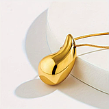 Жіноча підвіска куполоподібне намисто крапелька крапля води кулон, фото 7