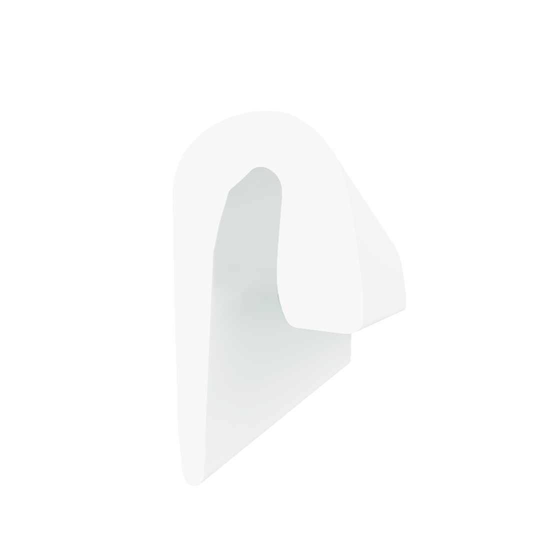 Гарпун дугоподібний для натяжної стелі білий