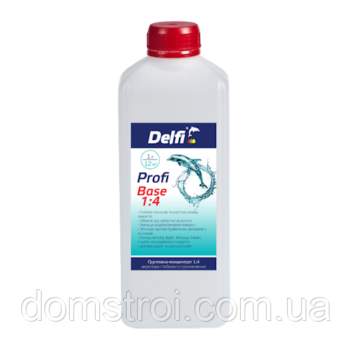 Ґрунтовка-концентрат глибокого проникнення DELFI Profi Base (1:4) 1 л