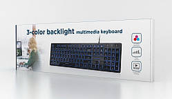 Клавіатура Gembird KB-UML3-01-UA Ukr Black