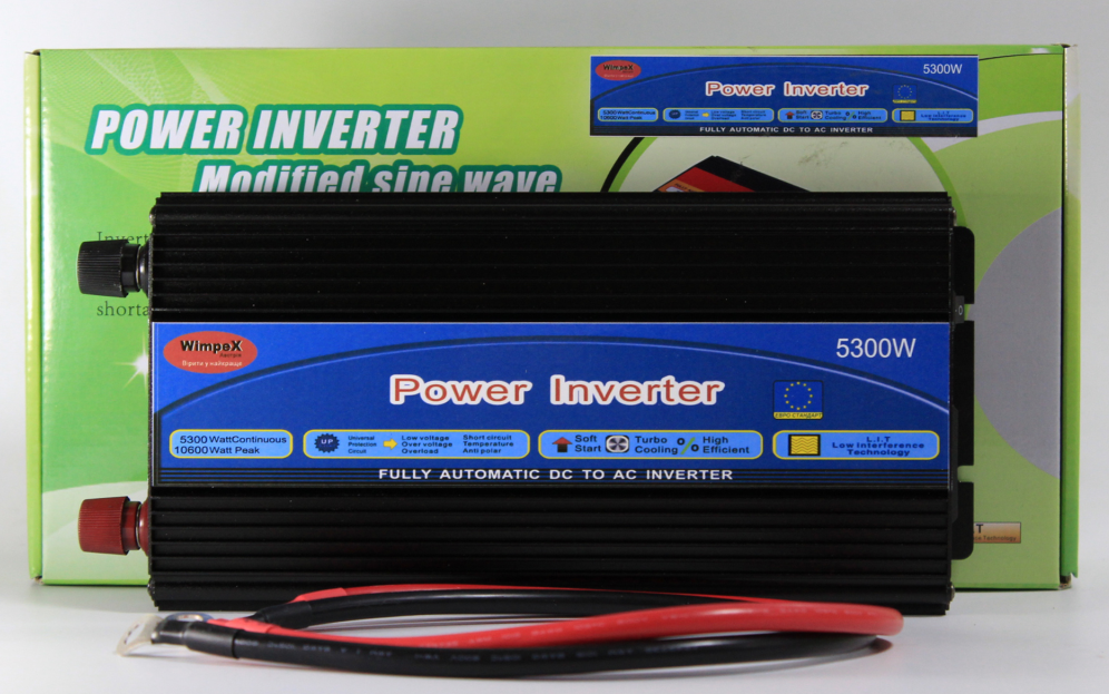 Перетворювач WX-5300W Modified sine wave Inverter 5300 W 24V інвертор iC227