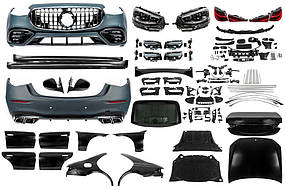 Комплект рестайлінга в W223 AMG S63 (з дверними ручками і вставками) для мерседес S-сlass W221