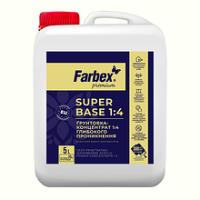 Грунтовка-концентрат акрилова антисептична глибокого проникнення Farbex Profi Super Base 1:4 (10 л)