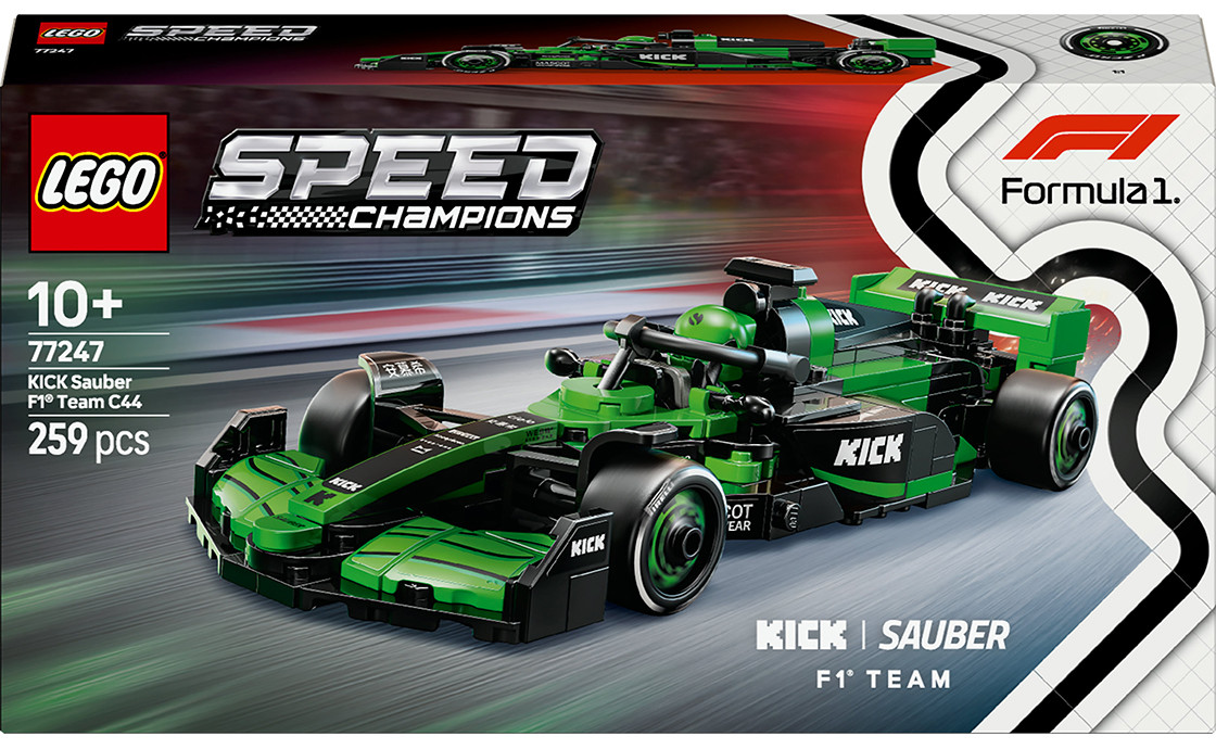 Конструктор LEGO Speed Champions KICK Sauber F1® Team C44 5 x 26 x 14 см деталей 259, фото 1
