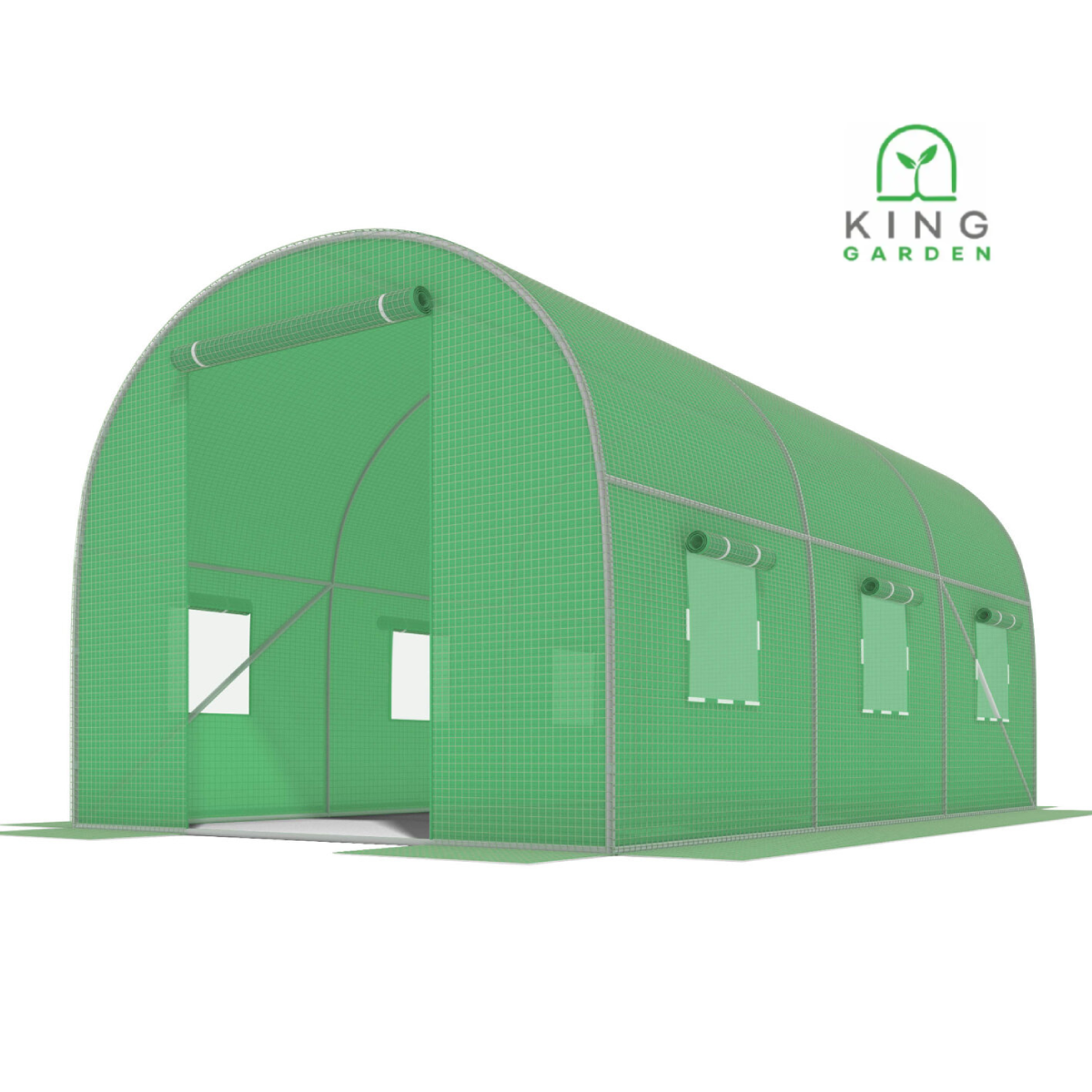 Теплиця, парник для городу та саду King Garden з вікнами 10м² 400х250х200, фото 1