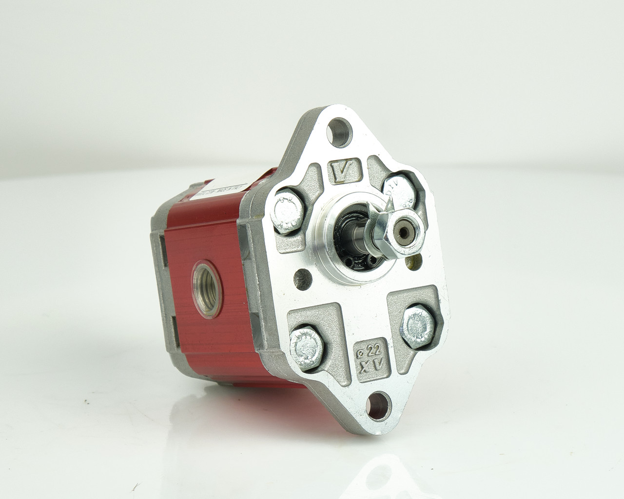 Насос шестерний X0P0902ABBA (XV0P/1.27), праве обертання, V 1,26 см³, Rpm 6000 об/хв, G1/4-1/4", Vivoil