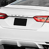 Емблема напис CAMRY для Toyota 265х21мм ХРОМ (на скотчі), фото 3