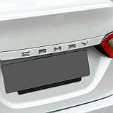 Емблема напис CAMRY для Toyota 265х21мм ХРОМ (на скотчі), фото 4