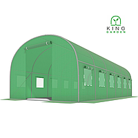 Теплиця, парник для городу та саду King Garden з вікнами 18м²  600х300х200