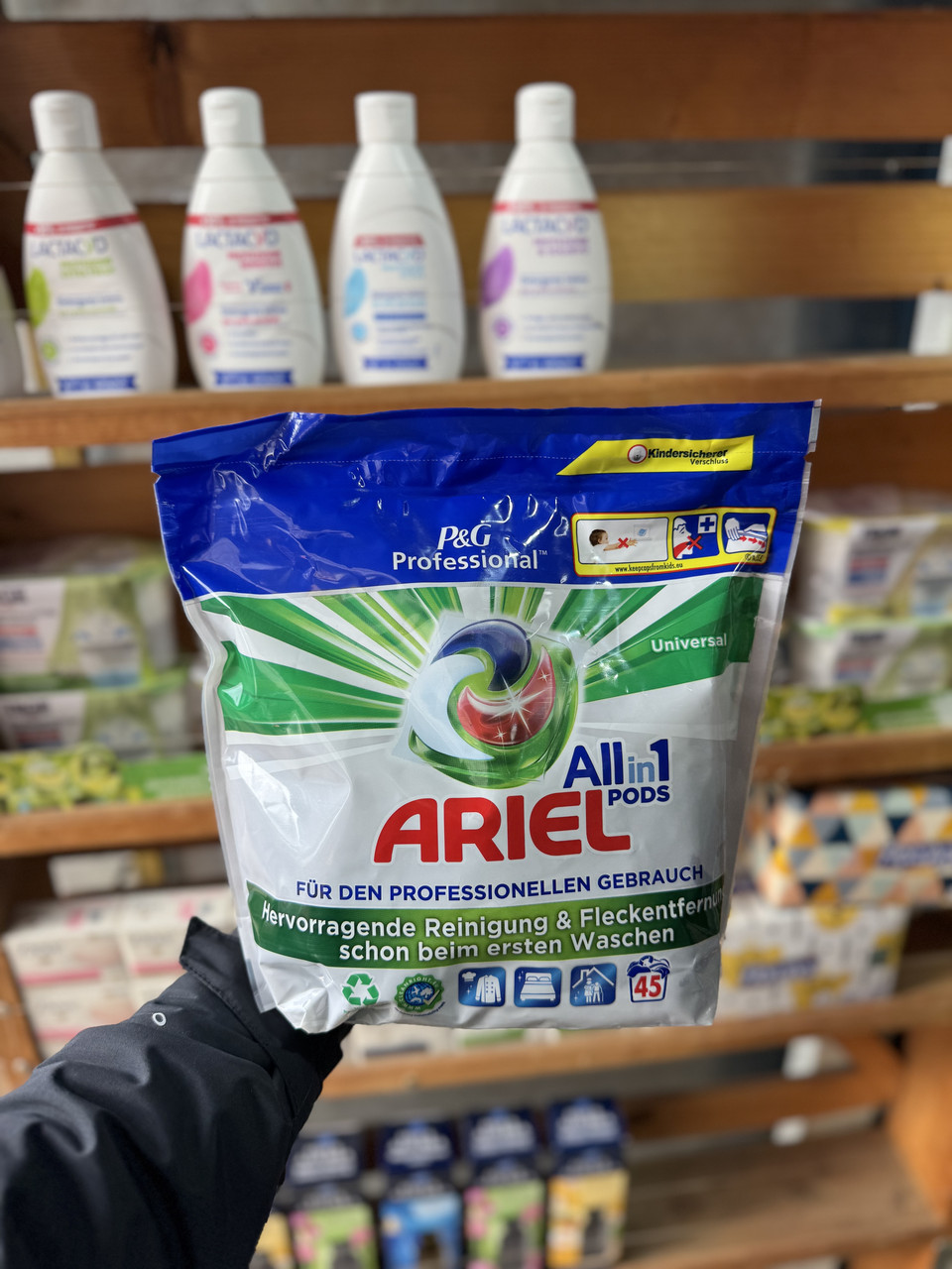 Капсули для прання Ariel Pods 3in1 Original універсальні , 45 шт