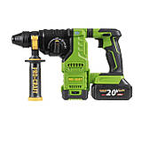 Акумуляторний перфоратор Procraft PHA30 (2 АКБ 20В 4Аг та ЗП), фото 3