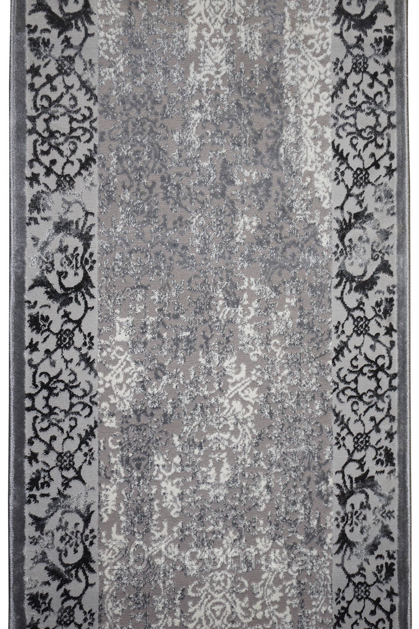 Доріжка Levado 03977A l.grey/l.grey - ширина 0,8 і 1 і 1,2 і 1,5 метри, фото 1