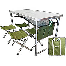 Комплект меблів для пікніка Ranger (стіл 120х60 см і 4 стільці) з чохлом