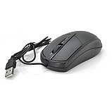 Комп'ютерна миша дротова Jedel CP72 для ПК/ноутбука 1000 DPI 1.35М класична Чорний, фото 5