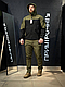 Костюм софтшел Gman Олива із чорним Soft Shell на флісі L - фото 3 - id-p2509676833