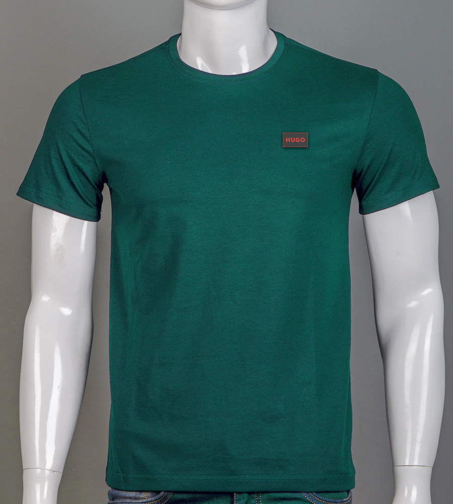Футболка чоловіча Hugo 2504м (Уп.4шт M-XXL), Смарагдовий