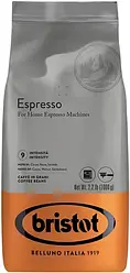 Кава в зернах Bristot Espresso 1кг Італія преміум кави Брістот міцна кава