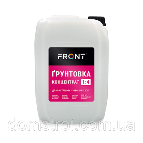 Грунтовка концентрат глибокопроникна універсальна Front 1:4 (5 л), фото 1