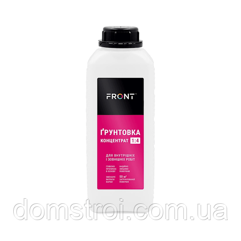 Грунтовка концентрат глибокопроникна універсальна Front 1:4 (1 л), фото 1