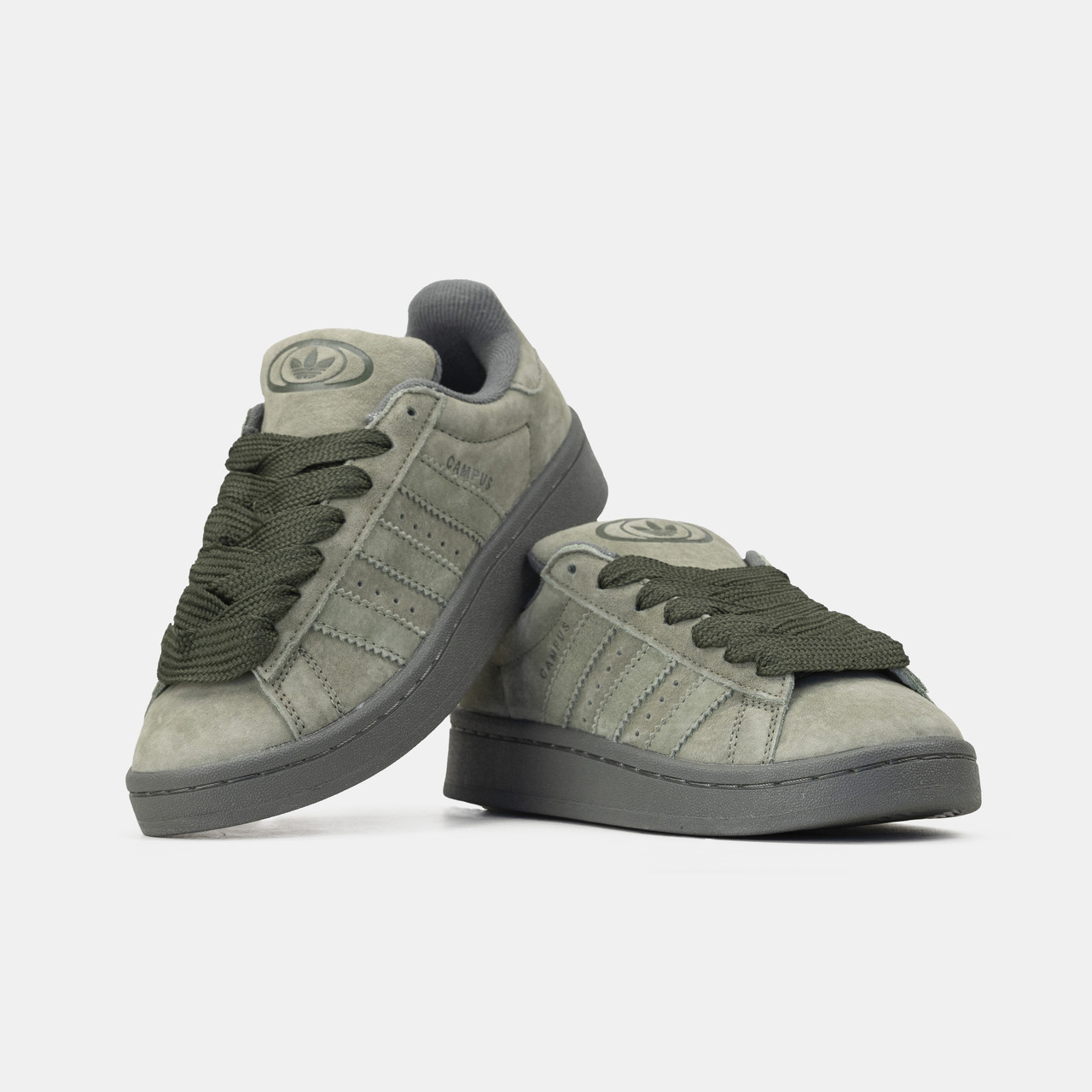 Кросівки чоловічі сірі Adidas Campus Grey (18166), фото 1