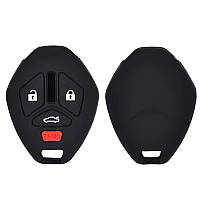 Силіконовий чохол на ключ Mitsubishi  3+1 кнопки
