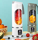 Акумуляторний портативний блендер соковичавниця AND у формі пляшки з USB зарядкою портативний, фото 6