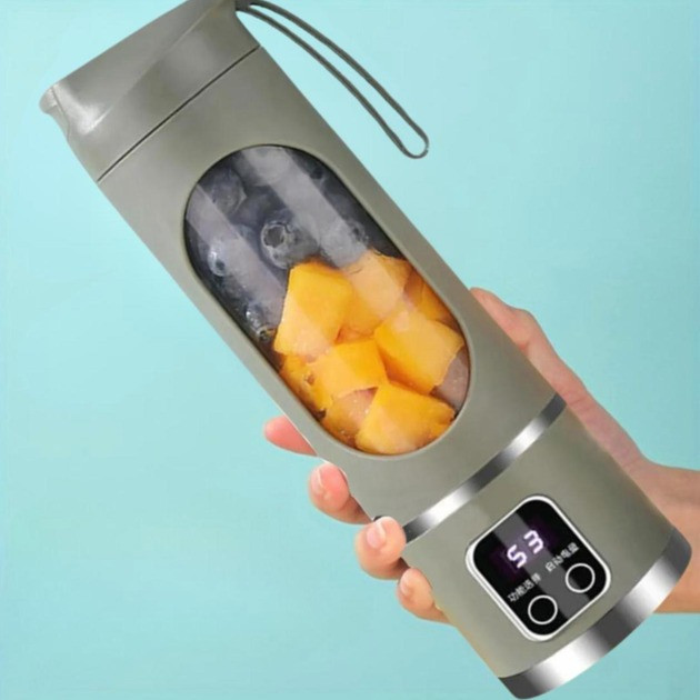 Акумуляторний портативний блендер соковичавниця AND у формі пляшки з USB зарядкою портативний, фото 1