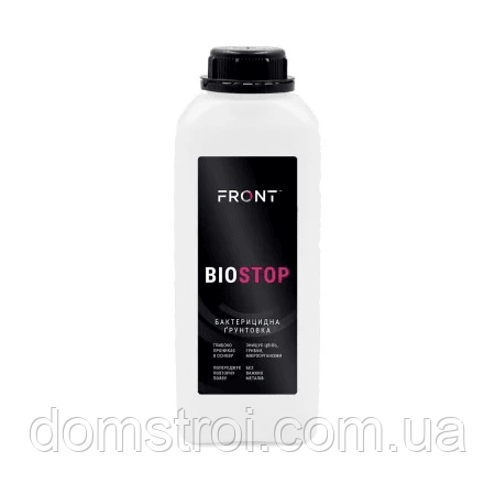 Грунт-просочування ґрунтовка проти цвілі плісняви Front Biostop (1 л), фото 1