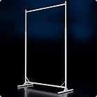 Стійка регульована розбірна "TAIPEI" 1250х1900х500мм. Рейл торговий для одягу, кронштейнів для бутіка., фото 2