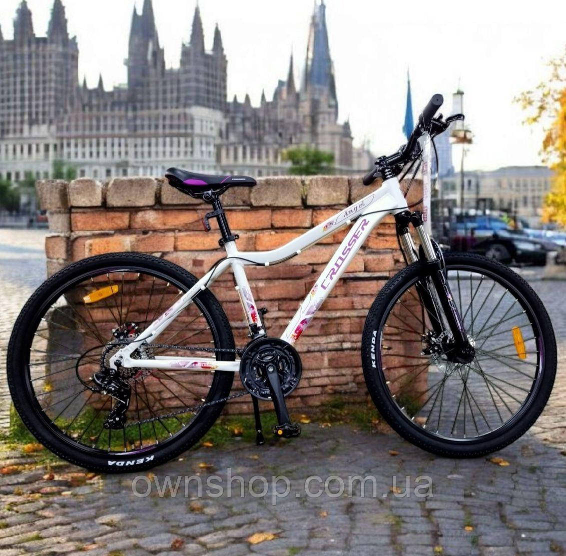 Велосипед алюмінієвий Crosser ANGEL 24" рама 13", гірський