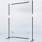 Стійка регульована розбірна "TAIPEI" 1250х1900х500мм. Рейл торговий для одягу, кронштейнів для бутіка., фото 3