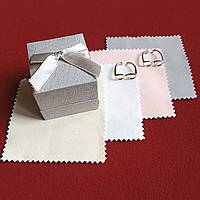 Серветка полірувальна для ювелірів. Тканина - мікрофібра 8х8см. Acropolis А-90/200