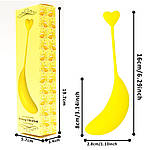 Віброяйце з пультом акумуляторне Banan 10 режимів. Жовте, фото 5