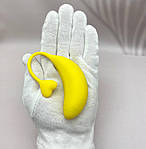 Віброяйце з пультом акумуляторне Banan 10 режимів. Жовте, фото 7