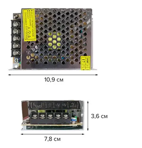 Блок живлення OEM DC12 100W 8.5А TR-100, фото 3