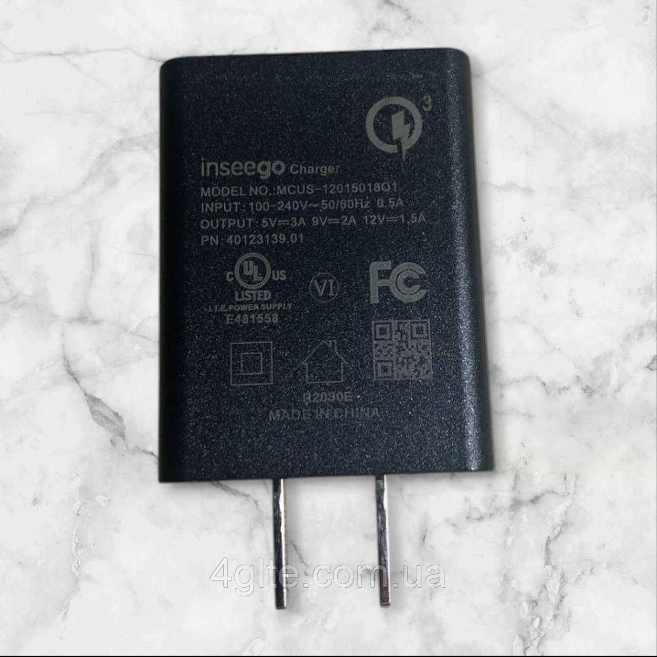 Мережевий зарядний пристрій/швидке заряджання/адаптер Quick Charge 3 Black, фото 1