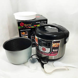 Багатофункціональна мультиварка Domotec MS-7726 5 л 1500 Вт, Мультиварка 5 л літрів FN-11