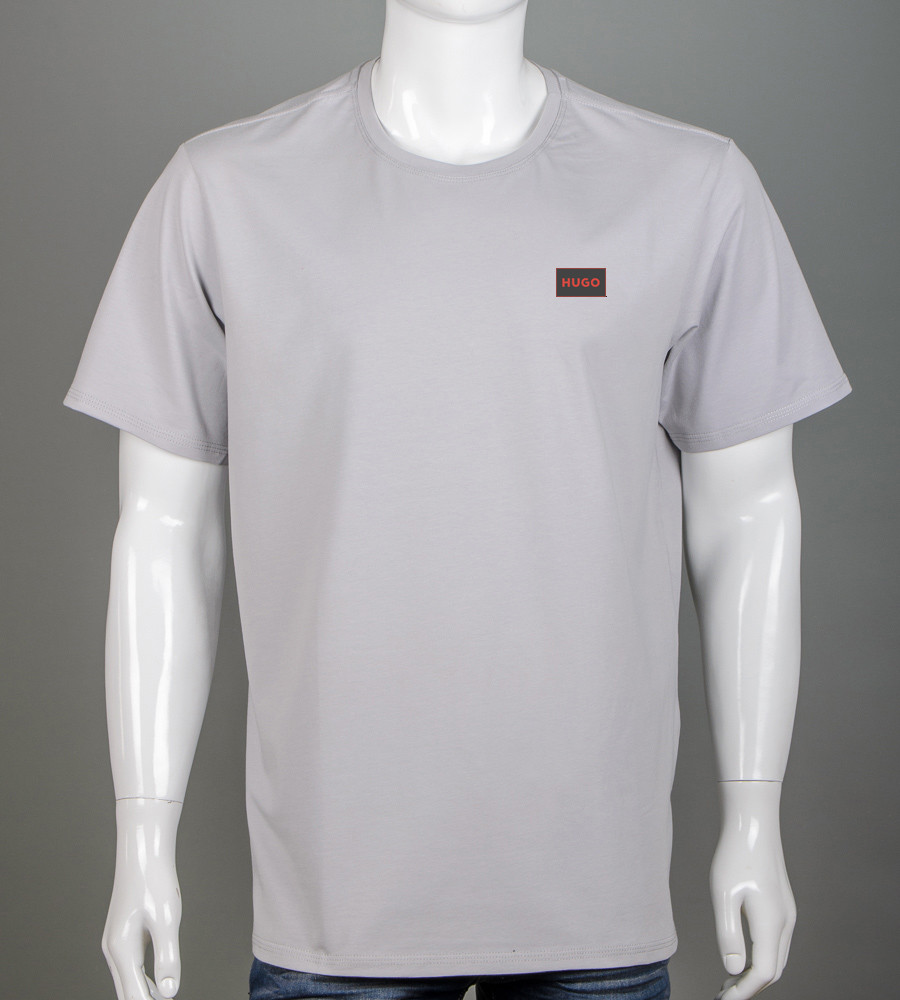 Футболка батал Hugo 2504б (Уп.4шт 3XL,4XL), Світло-сірий, фото 1