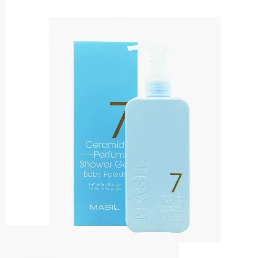 Парфумований гель для душу з керамідами Masil 7 Ceramide Perfume Shower Gel Baby Powder 300 мл